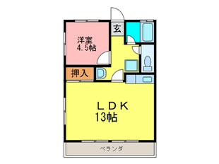 ローレルコーポの物件間取画像